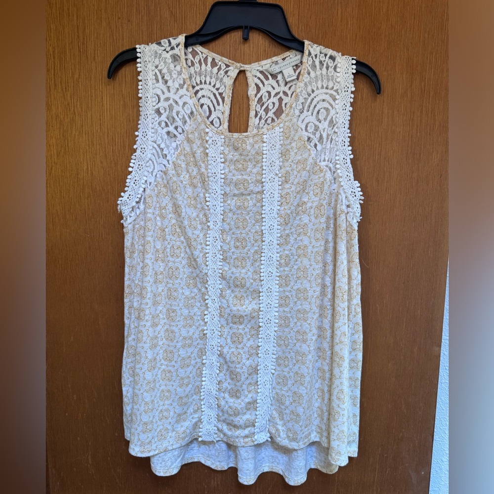 Lauren Conrad sleeveless top size large